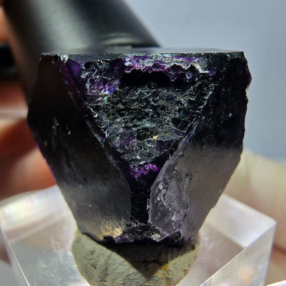 Phantom Fluorit Würfel, lila grün Okorusu, Namibia 27*27*18mm