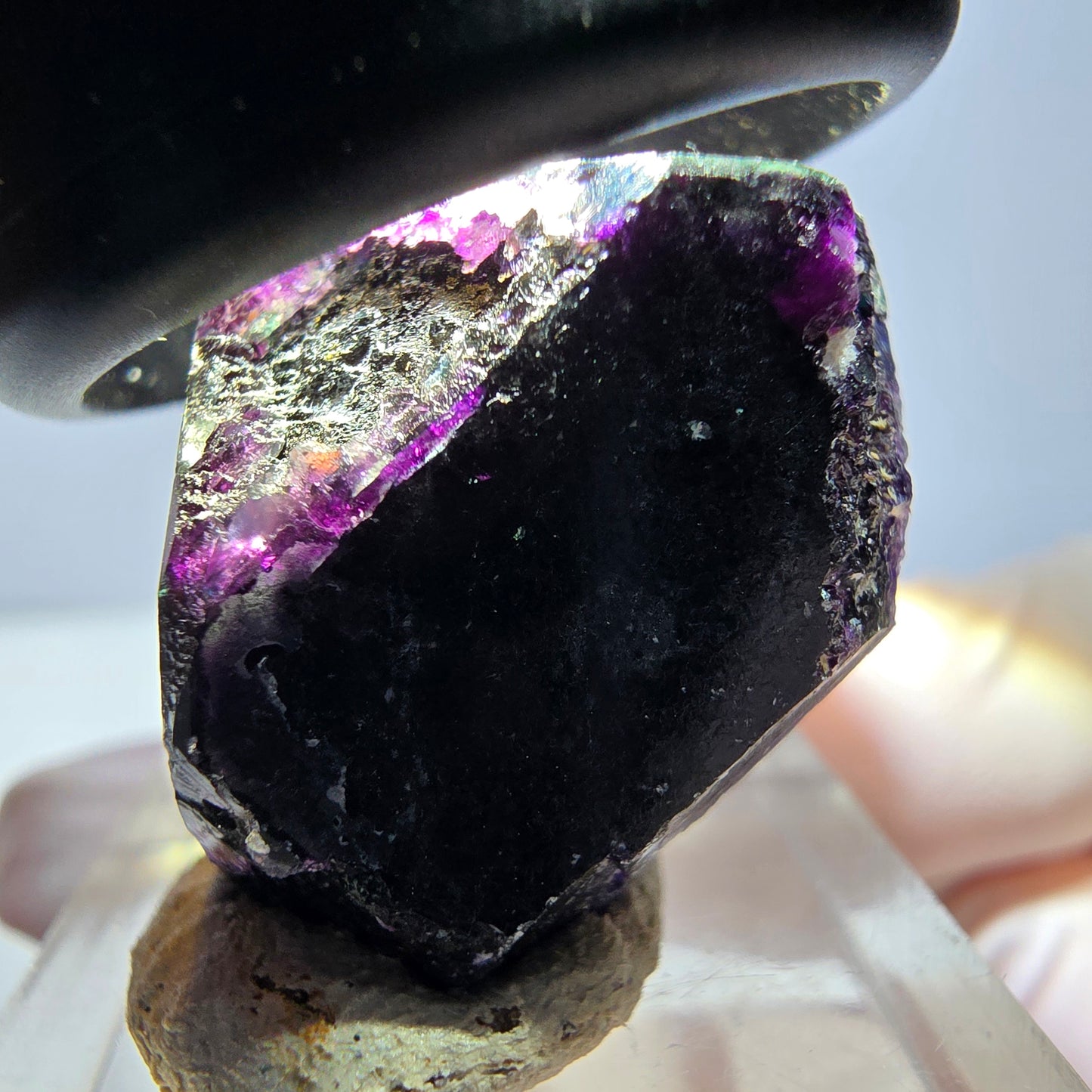 Phantom Fluorit Würfel, lila grün Okorusu, Namibia 27*27*18mm