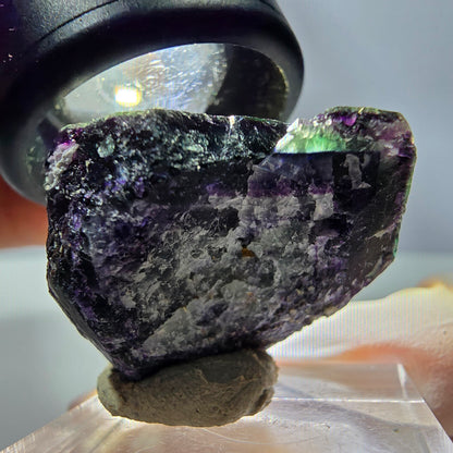 Phantom Fluorit Würfel, lila grün Okorusu, Namibia 27*27*18mm