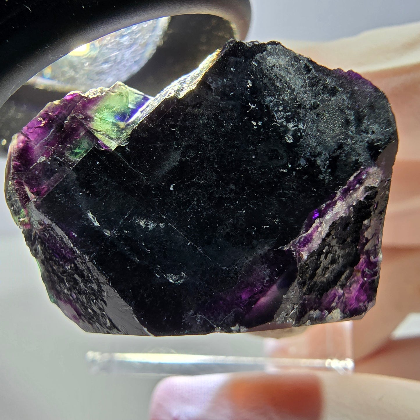 Phantom Fluorit Würfel, lila grün Okorusu, Namibia 27*27*18mm