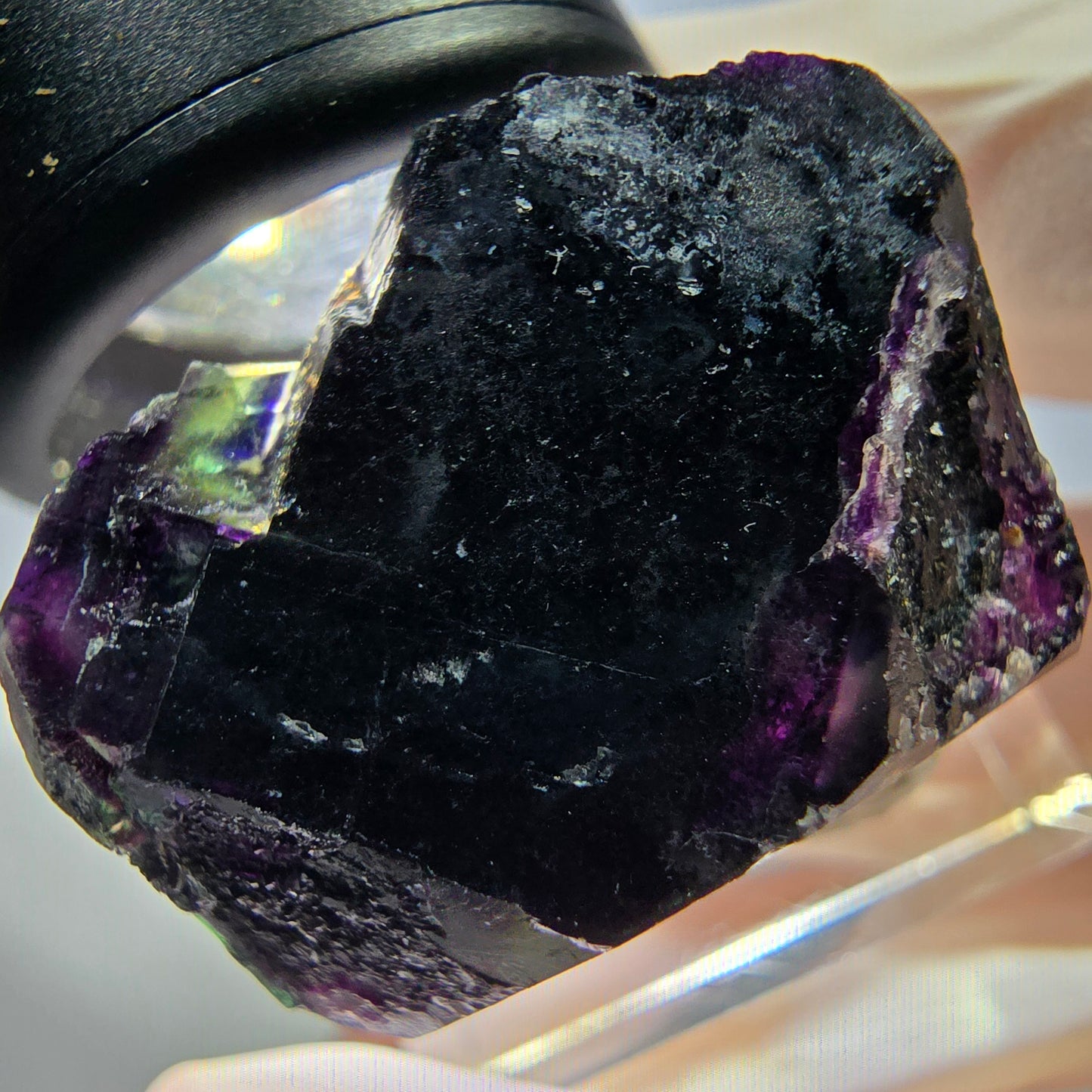 Phantom Fluorit Würfel, lila grün Okorusu, Namibia 27*27*18mm