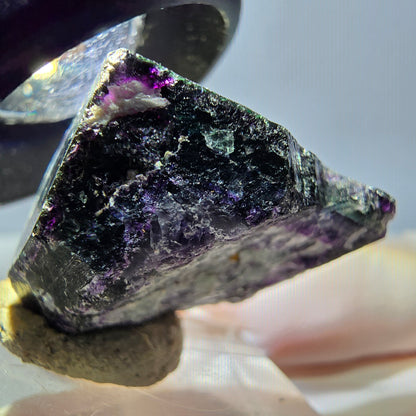 Phantom Fluorit Würfel, lila grün Okorusu, Namibia 27*27*18mm