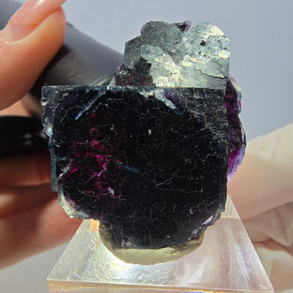 Phantom Fluorit Würfel Stufe, lila grün Okorusu, Namibia 40*33*21mm