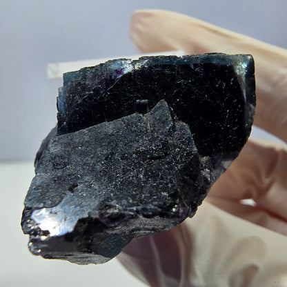 Phantom Fluorit Würfel Stufe, lila grün Okorusu, Namibia 40*33*21mm