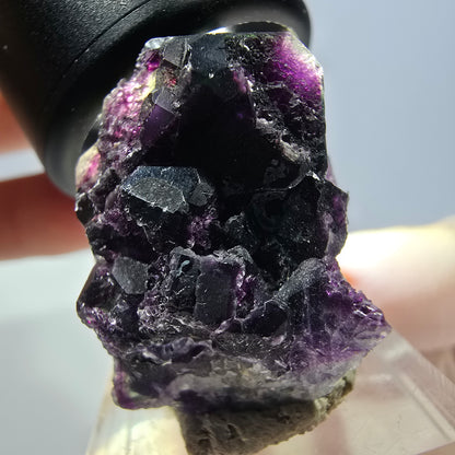 Phantom Fluorit Würfel Stufe, lila grün Okorusu, Namibia 40*29*21mm