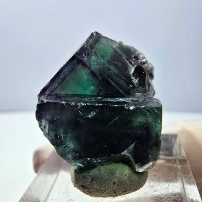 Phantom Fluorit Würfel Stufe, lila grün Okorusu, Namibia 28*22*17mm