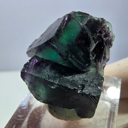 Phantom Fluorit Würfel Stufe, lila grün Okorusu, Namibia 28*22*17mm