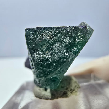 Phantom Fluorit Würfel Stufe, lila grün Okorusu, Namibia 29*20*14mm