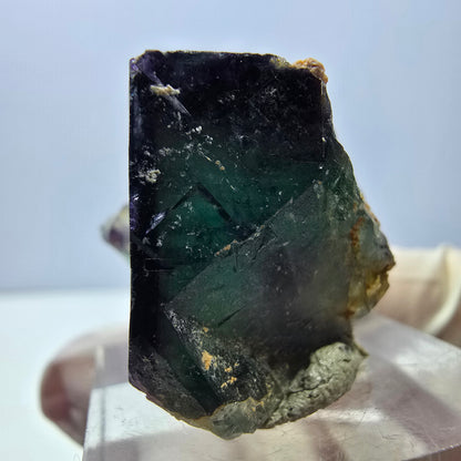 Phantom Fluorit Würfel Stufe, lila grün Okorusu, Namibia 29*26*20mm