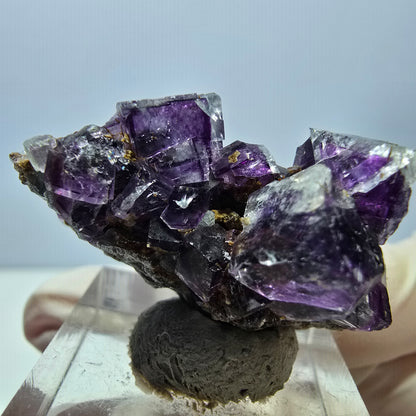 Phantom Fluorit Würfel Stufe, lila Okorusu, Namibia 38*24*20mm