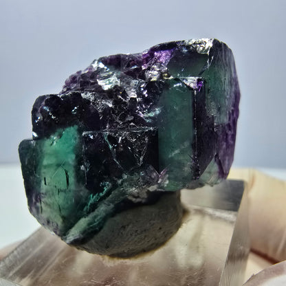 Phantom Fluorit Würfel Stufe, lila grün Okorusu, Namibia 36*22*16mm