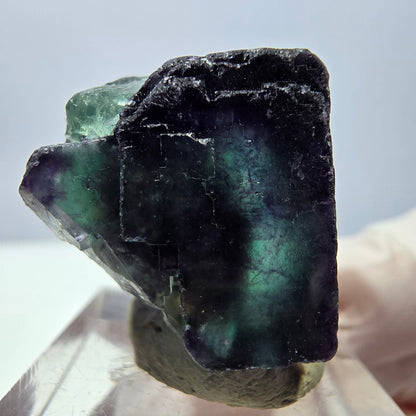 Phantom Fluorit Würfel Stufe, lila grün Okorusu, Namibia 28*28*18mm