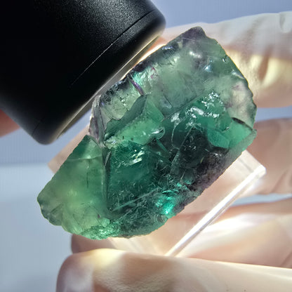Phantom Fluorit Würfel Stufe, lila grün Okorusu, Namibia 31*20*16mm