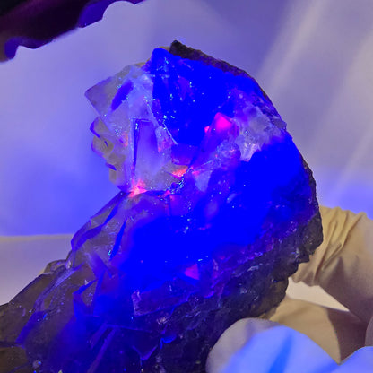 Phantom Fluorit Würfel Stufe, gelb grün Honey Pocket Mine, Okorusu, Namibia 88*66*32mm