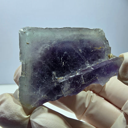 Phantom Fluorit Würfel Stufe, lila weiß Okorusu, Namibia 47*36*30mm
