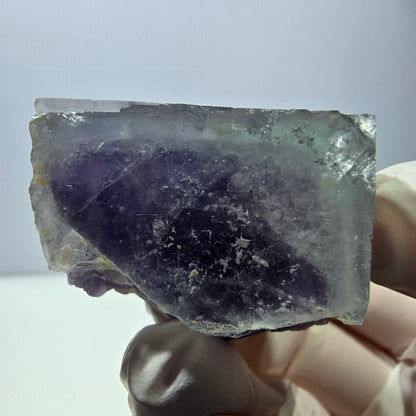 Phantom Fluorit Würfel Stufe, lila weiß Okorusu, Namibia 47*36*30mm