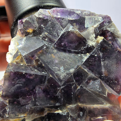 Phantom Fluorit Würfel Stufe, lila Okorusu, Namibia 65*44*23mm