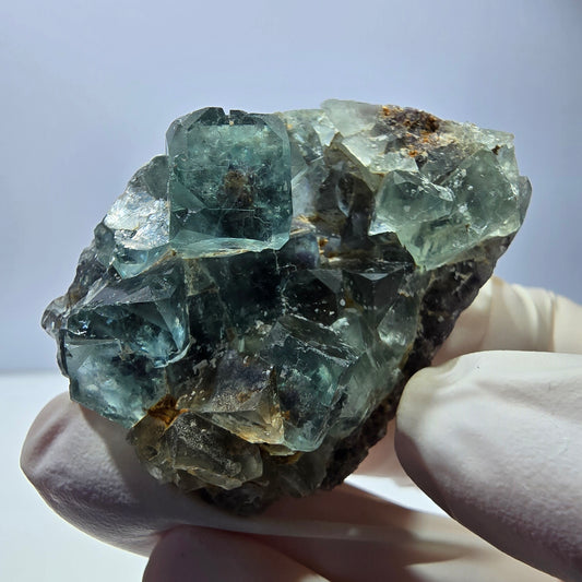 Phantom Fluorit Würfel Stufe, grün Okorusu, Namibia 50*36*21mm