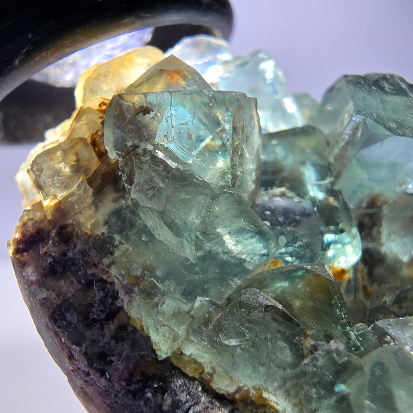 Phantom Fluorit Würfel Stufe, grün Okorusu, Namibia 50*36*21mm