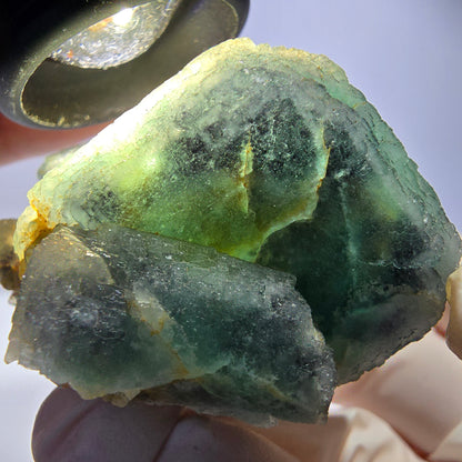 Phantom Fluorit Würfel Stufe, grün Okorusu, Namibia 49*45*42mm