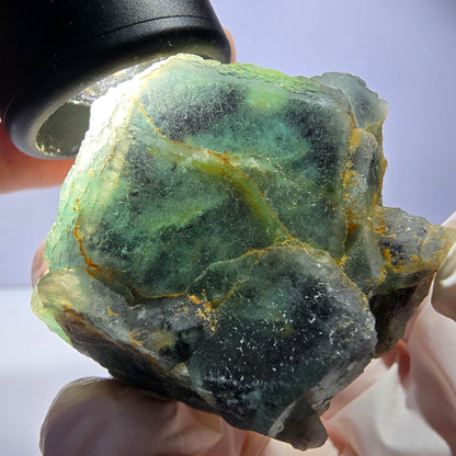 Phantom Fluorit Würfel Stufe, grün Okorusu, Namibia 49*45*42mm