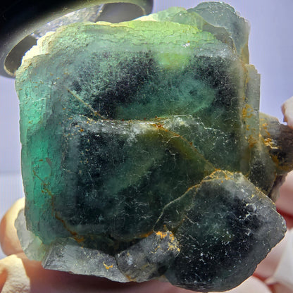 Phantom Fluorit Würfel Stufe, grün Okorusu, Namibia 49*45*42mm