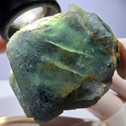 Phantom Fluorit Würfel Stufe, grün Okorusu, Namibia 49*45*42mm