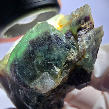 Phantom Fluorit Würfel Stufe, grün Okorusu, Namibia 49*45*42mm