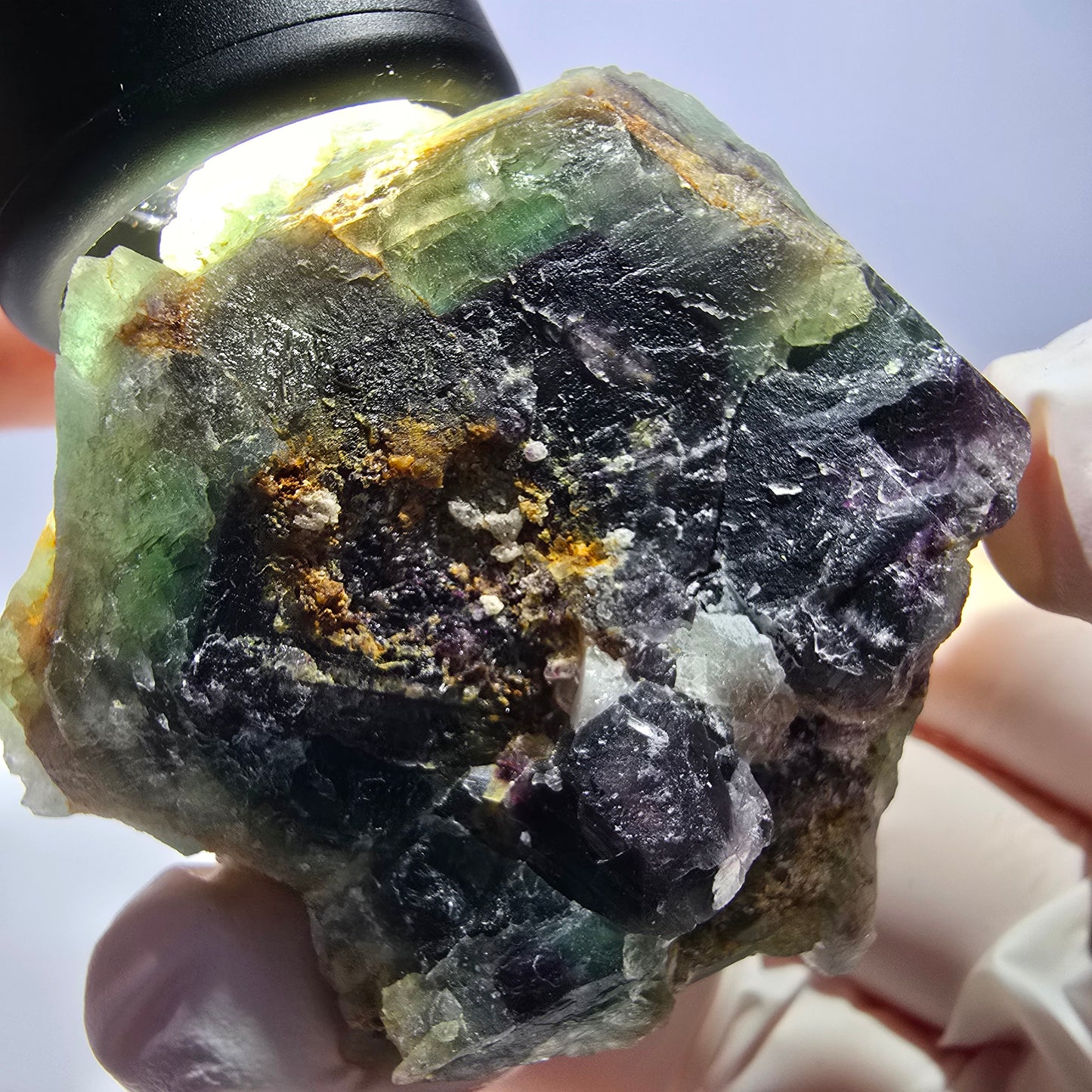 Phantom Fluorit Würfel Stufe, grün Okorusu, Namibia 49*45*42mm