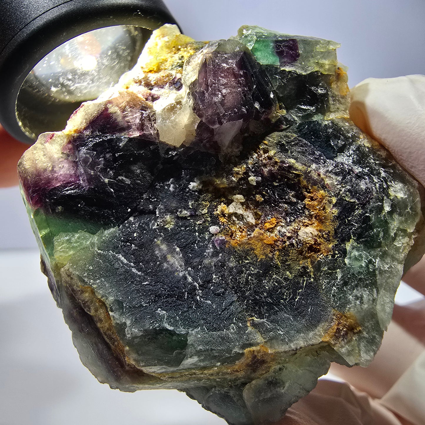 Phantom Fluorit Würfel Stufe, grün Okorusu, Namibia 49*45*42mm