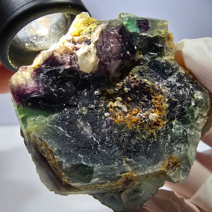 Phantom Fluorit Würfel Stufe, grün Okorusu, Namibia 49*45*42mm