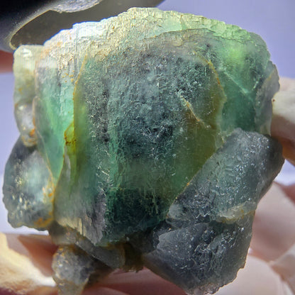 Phantom Fluorit Würfel Stufe, grün Okorusu, Namibia 49*45*42mm