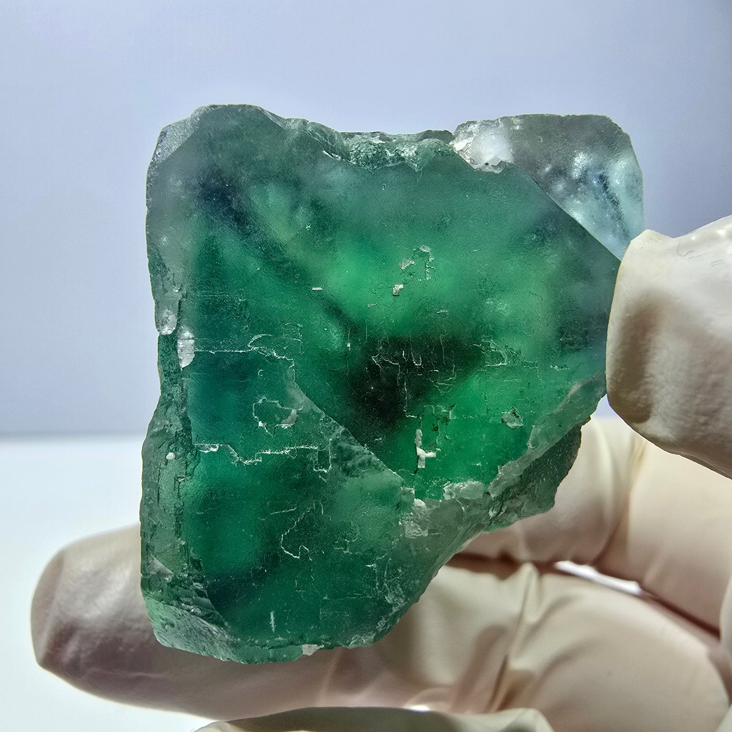 Phantom Fluorit Würfel Stufe, grün Okorusu, Namibia 35*33*32mm
