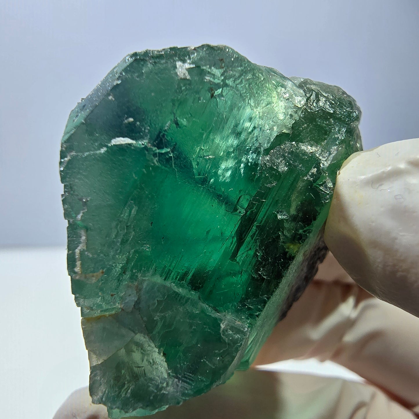 Phantom Fluorit Würfel Stufe, grün Okorusu, Namibia 35*33*32mm