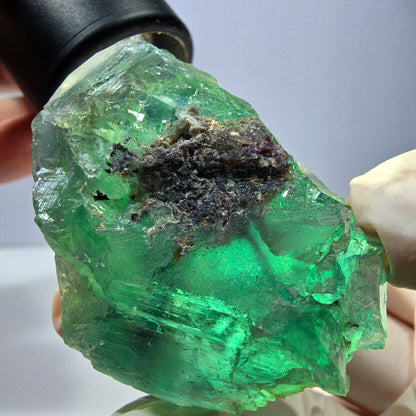 Phantom Fluorit Würfel Stufe, grün Okorusu, Namibia 35*33*32mm