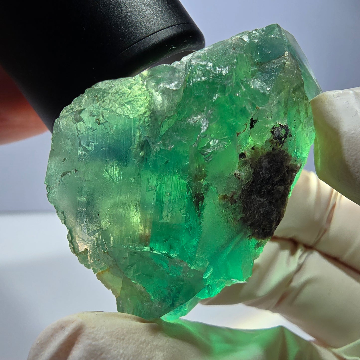 Phantom Fluorit Würfel Stufe, grün Okorusu, Namibia 35*33*32mm