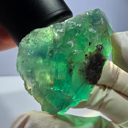 Phantom Fluorit Würfel Stufe, grün Okorusu, Namibia 35*33*32mm