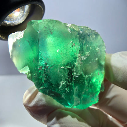 Phantom Fluorit Würfel Stufe, grün Okorusu, Namibia 35*33*32mm