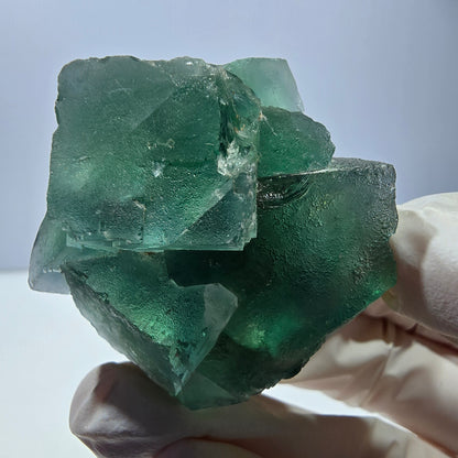 Phantom Fluorit Würfel Stufe, grün Okorusu, Namibia 39*37*34mm