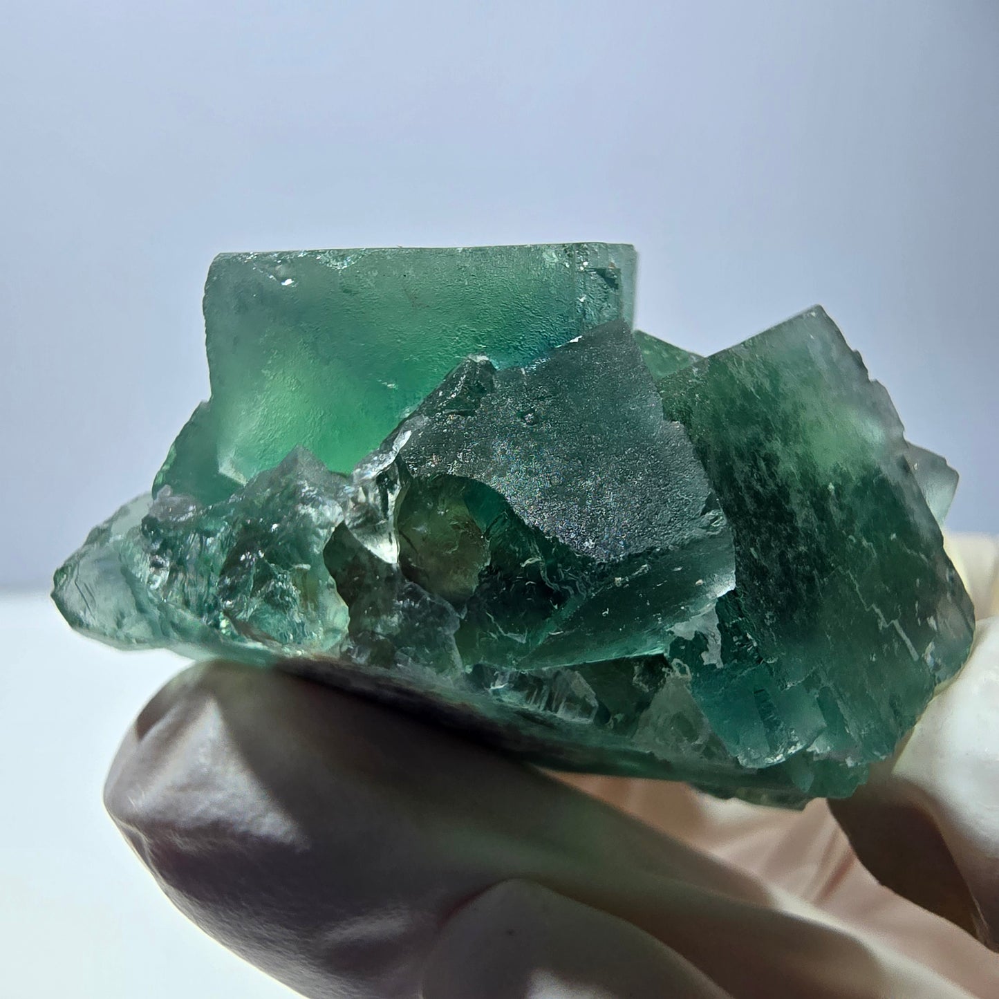 Phantom Fluorit Würfel Stufe, grün Okorusu, Namibia 39*37*34mm