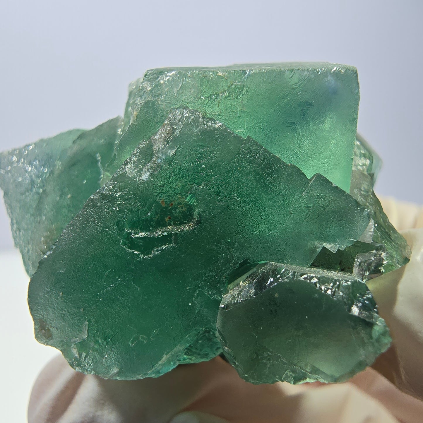 Phantom Fluorit Würfel Stufe, grün Okorusu, Namibia 39*37*34mm