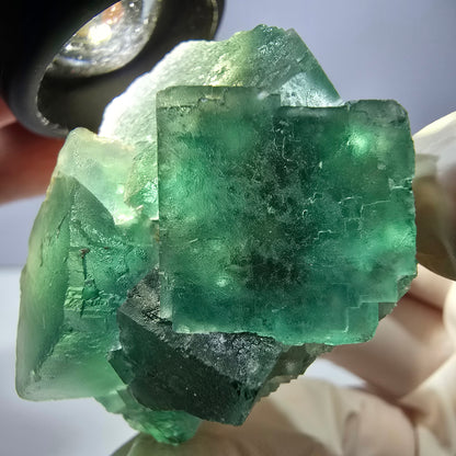 Phantom Fluorit Würfel Stufe, grün Okorusu, Namibia 39*37*34mm