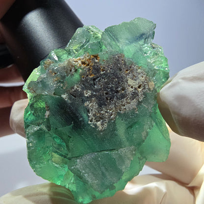 Phantom Fluorit Würfel Stufe, grün Okorusu, Namibia 39*37*34mm