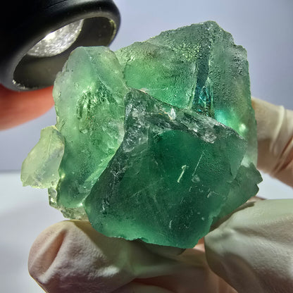 Phantom Fluorit Würfel Stufe, grün Okorusu, Namibia 39*37*34mm