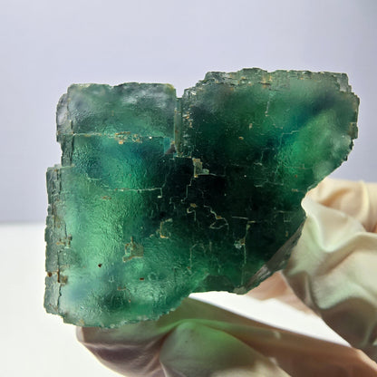 Phantom Fluorit Würfel Stufe, grün Okorusu, Namibia 42*34*33mm