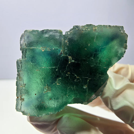 Phantom Fluorit Würfel Stufe, grün Okorusu, Namibia 42*34*33mm