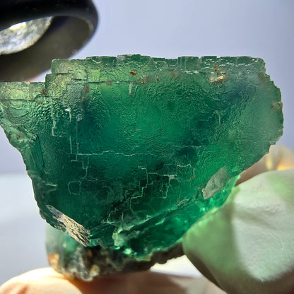 Phantom Fluorit Würfel Stufe, grün Okorusu, Namibia 42*34*33mm