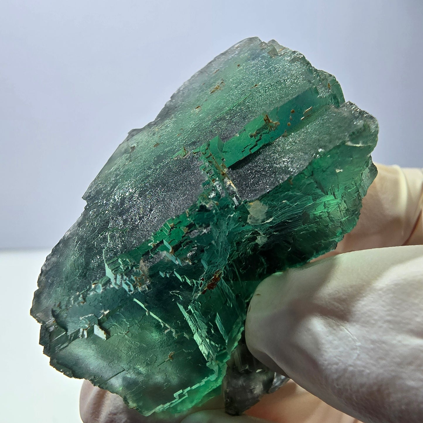 Phantom Fluorit Würfel Stufe, grün Okorusu, Namibia 42*34*33mm