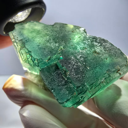 Phantom Fluorit Würfel Stufe, grün Okorusu, Namibia 42*34*33mm