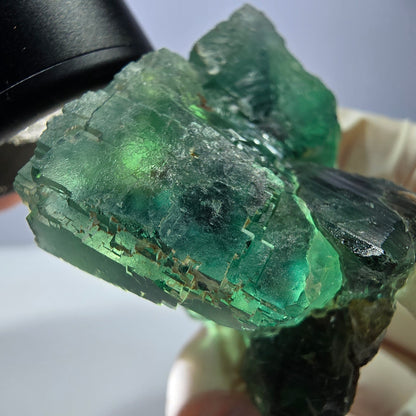 Phantom Fluorit Würfel Stufe, grün Okorusu, Namibia 42*34*33mm